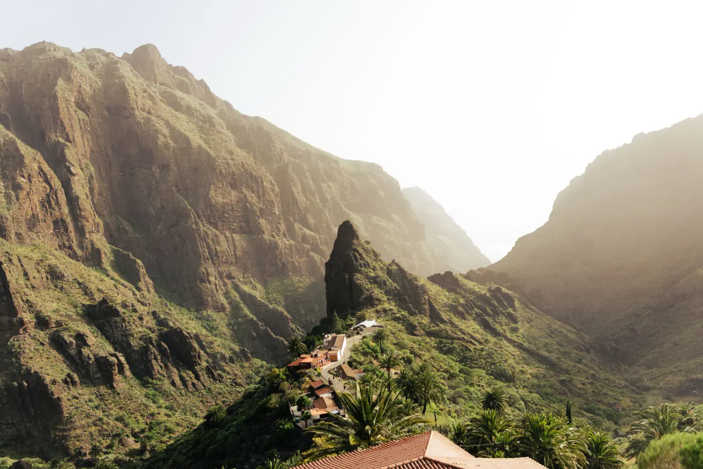 Pueblo de Masca y su roque característico, Tenerife