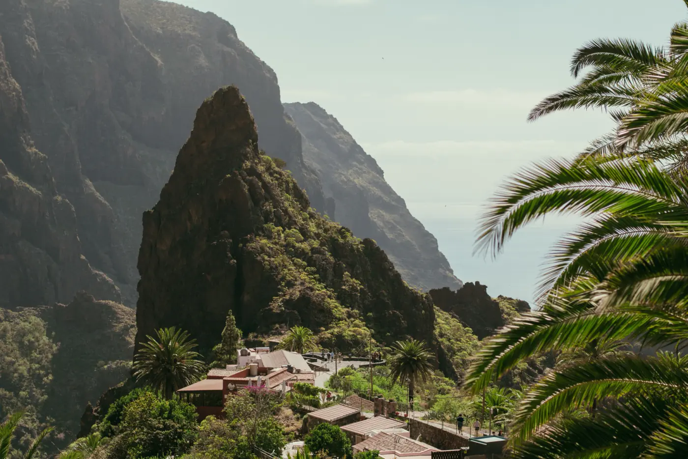 Vista del barranco de Masca desde el mirador